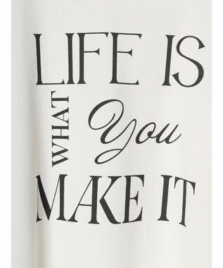 AMERICAN HOLIC Ｌｉｆｅ＆Ｔｉｍｅ　ロゴカットプルオーバー Off White