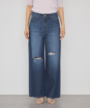 AMERICAN HOLIC ダメージワイドデニム Indigo