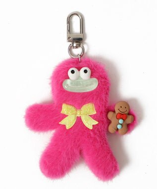 WEGO ミニメリクリモンスターぬいぐるみキーホルダー ピンク