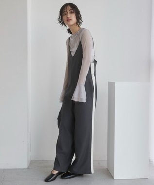 WEGO 【ANGIE VINTAGE】サイドラインサロペット