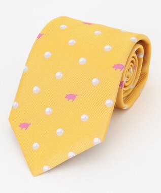 J.PRESS MEN ジョークタイ/ 豚に真珠 イエロー系8