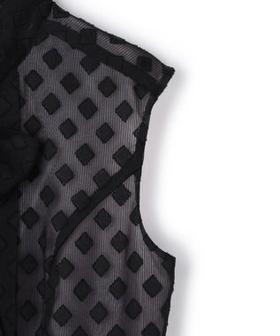 TOCCA SQUARE VEIL DRESS ドレス ブラック系5