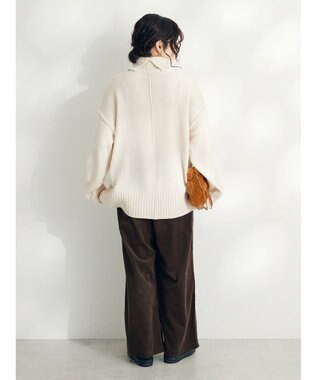 CRAFT STANDARD BOUTIQUE センタータックニットプルオーバー Ivory