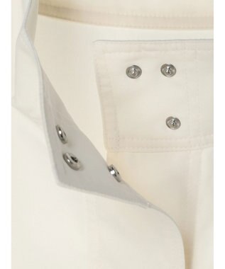 earth music&ecology ミリタリースタンドカラーベスト Off White