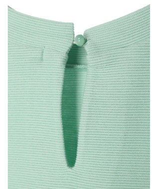 Green Parks リップル袖タックボリュームプルオーバー Sax