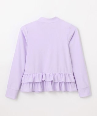 ANY KIDS 裾フリル　ラッシュガード ラベンダー