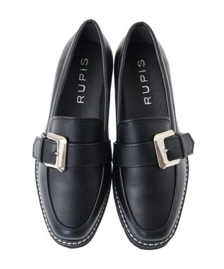 Green Parks ＲＵＰＩＳ．ベルトローファー Black