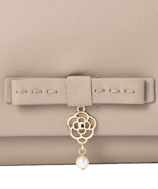 CLATHAS リラン かぶせ長財布 ベージュ