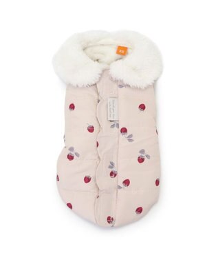 PET PARADISE ペットパラダイス 遠赤外線 背中開き 綿入りベスト 《いちご》 超小型犬 小型犬 ホワイト