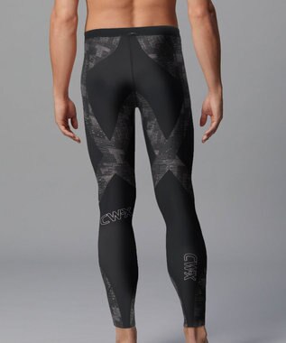 CW-X 【MEN】 スポーツタイツ 下半身フルサポート ジェネレーターモデル2.0 吸汗速乾 抗菌防臭 HZO699 /ワコール シルバーグレー