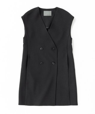 uncrave 【UVカット・接触冷感】ウォッシャブルドライサップ ジレ ブラック