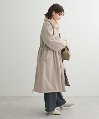 Green Parks ・ＥＬＥＮＣＡＲＥ　ＤＵＥ　中綿モッズコート Beige