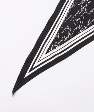 ICB 【30th ANNIVERSARY】5cityプリントスカーフ ブラック系