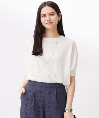 ドレーピードルマンスリーブ ニットソー