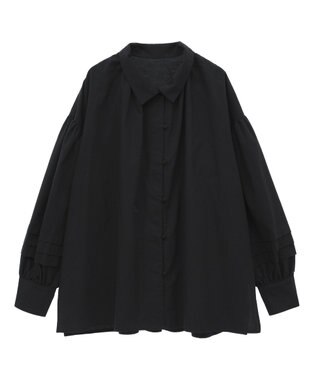 CRAFT STANDARD BOUTIQUE イージーケアタックスリーブシャツチュニック Black