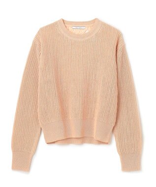 BEIGE， GARDENIA / クルーネックニット Peach