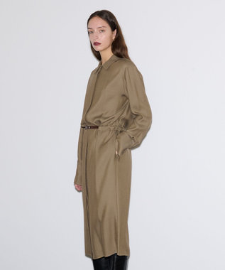 JOSEPH ビスコースツイル　シャツドレス Hickory