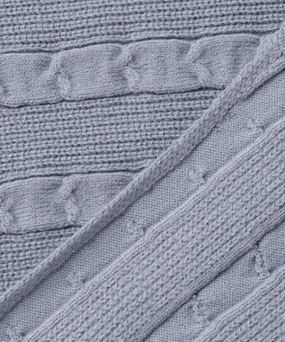 ANY SIS S 【2SET】ニット ボレロ × ワンピース セット ライトブルー×アイボリー