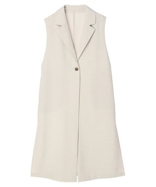 earth music&ecology ロングジレ Beige