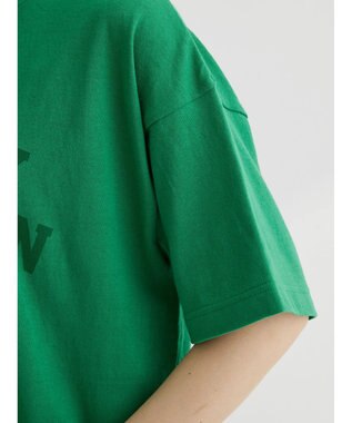 Green Parks ２段カレッジロゴボックスＴシャツ Dark Green