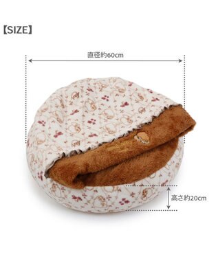 PET PARADISE ディズニー わんわん物語 レディ 遠赤外線  寝袋 丸型 M ベージュ