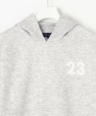 23区GOLF 【MEN】ダブルフェイスフーディー ライトグレー系