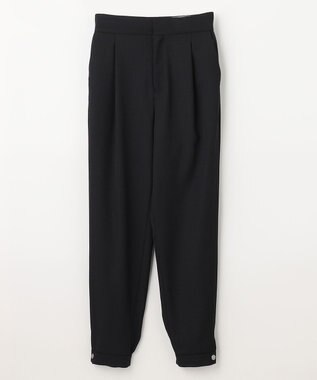 NAVE ウールポリエステルツイル パンツ ブラック系