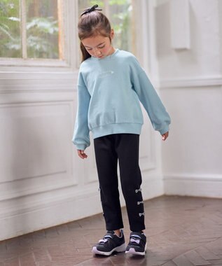 ANY KIDS 【WEB限定】7days 裏毛トレーナー サックスブルー×ハート