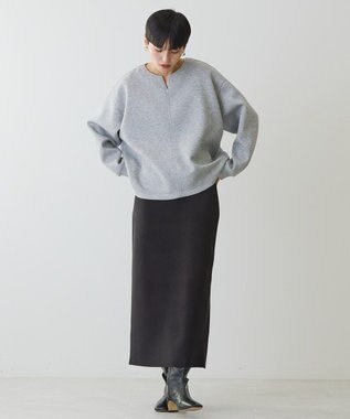 AMERICAN HOLIC スキッパーポンチプルオーバー Light Gray Mixture