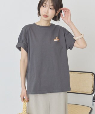 AMERICAN HOLIC サガラ刺繍Ｔシャツ Charcoal Gray