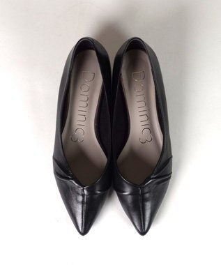 Dominic3 センターギャザー ポインテッドソフトカッター ブラック