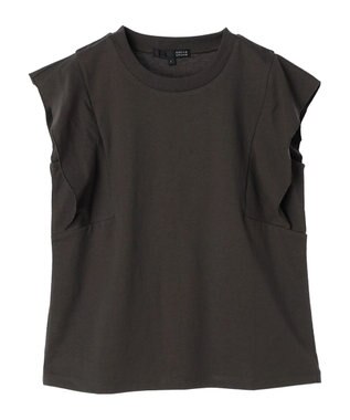 Green Parks ・ＳＵＧＡＲ　ＳＰＯＯＮ【ＣＯＯＬ】フレンチスリーブＴＥＥ Charcoal Gray