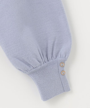 ANY SIS 【洗える】ミニケーブルカラー ニット アイスブルー