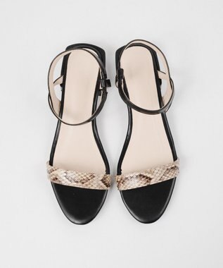 BONTRE 【PRECIEUX JOUET/プレシュウジュエ】オーバーヒールストラップサンダル/014PJ パイソン