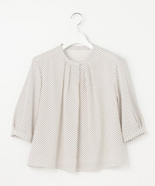 J.PRESS LADIES S 幾何プリント カットソー イエロー系5