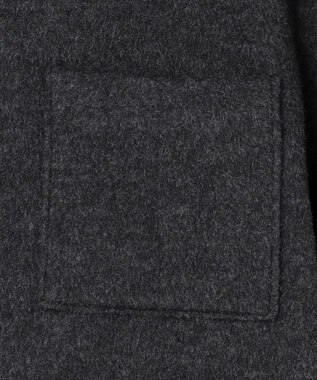 ICB L ウーレットシャギー ブルゾン チャコール