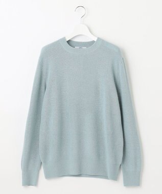 J.PRESS LADIES L 【洗える】LUREX SWEATER ニット スモーキーグリーン系