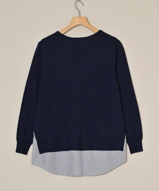 ONWARD Reuse Park 【any SiS】ニット春夏 ネイビー