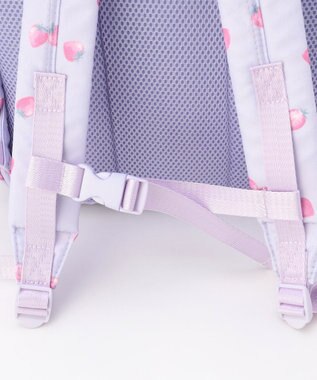 ANY KIDS 【Strawberry Collection】【10L容量】いちご総柄リュック ラベンダー