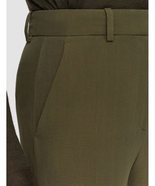 JOSEPH ヘビーシルククレープ　ワイドトラウザーズ Hass Avocado