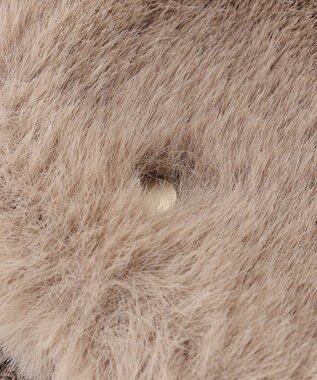 ANY カバー付きファーグローブ ベージュ