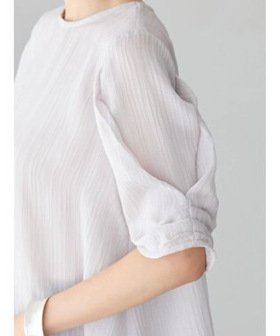 AMERICAN HOLIC 袖コンシャスブラウス Light Gray