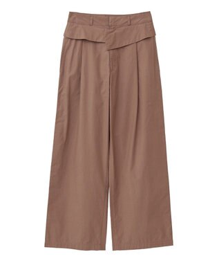 Green Parks ・ＥＬＥＮＣＡＲＥ　ＤＵＥ　ダブルウエストパンツ Brown