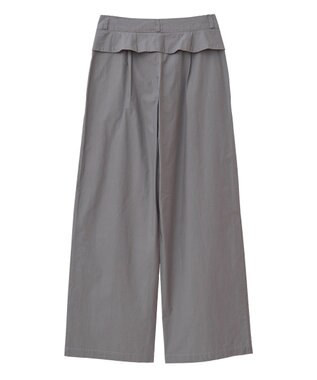 Green Parks ・ＥＬＥＮＣＡＲＥ　ＤＵＥ　ダブルウエストパンツ Charcoal Gray