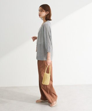 Green Parks ・ＥＬＥＮＣＡＲＥ　ＤＵＥ　ダブルウエストパンツ Brown