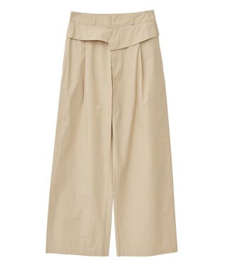 Green Parks ・ＥＬＥＮＣＡＲＥ　ＤＵＥ　ダブルウエストパンツ Beige