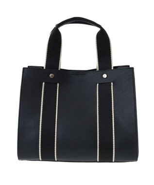 Green Parks ・Ｃｕ－ｓｈｕｔ　ワイドテープハンドルスクエアトート Black