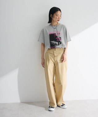 Green Parks ・ＥＬＥＮＣＡＲＥ　ＤＵＥ　ダブルウエストパンツ Beige