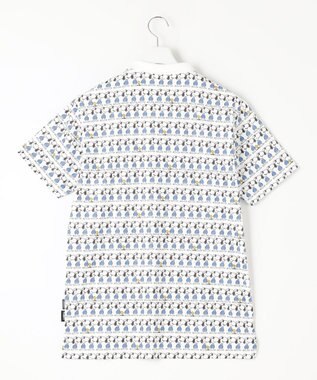 23区GOLF 【PEANUTS】【MEN】スヌーピーコラボ 総柄ポロシャツ ホワイト系5