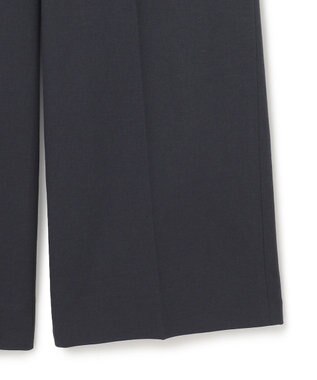 ICB 【接触冷感・UVカット・透け防止・吸水速乾・洗える】 シェルタリングドライオックス ワイドパンツ ブラック系